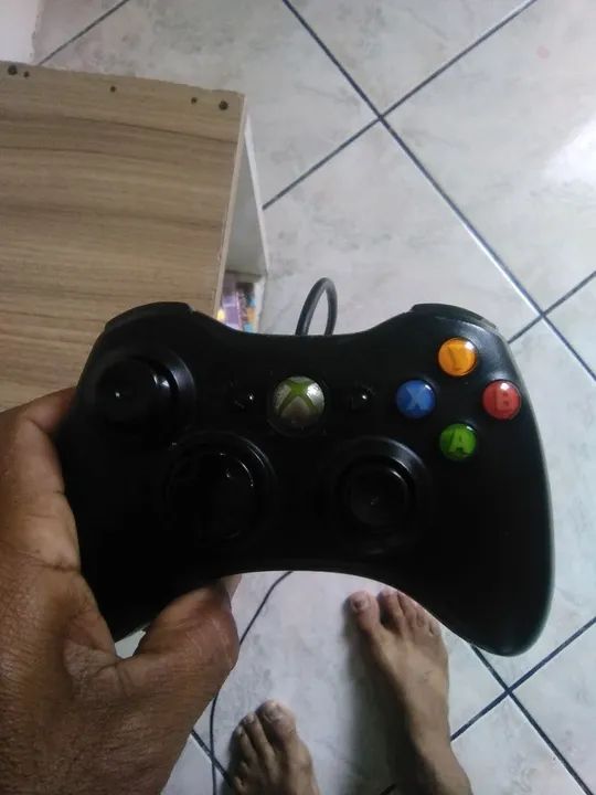 Controle Xbox 360 Preto - Usado