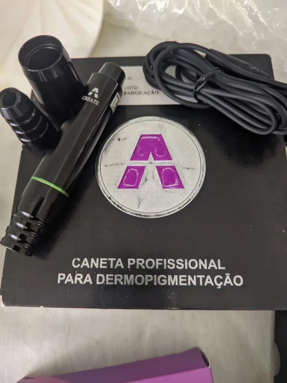 Máquina de tatuagem e micropigmentação Aston PEN Create + fonte portátil HELLO - Foto 2