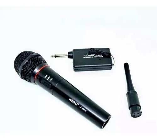 Microfone Sem Fio LeLong LE-996W - Foto 4