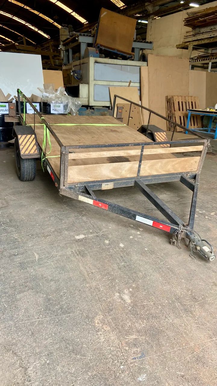 Carretinha reboque 2,46 x 1,60 documentada  - Foto 5