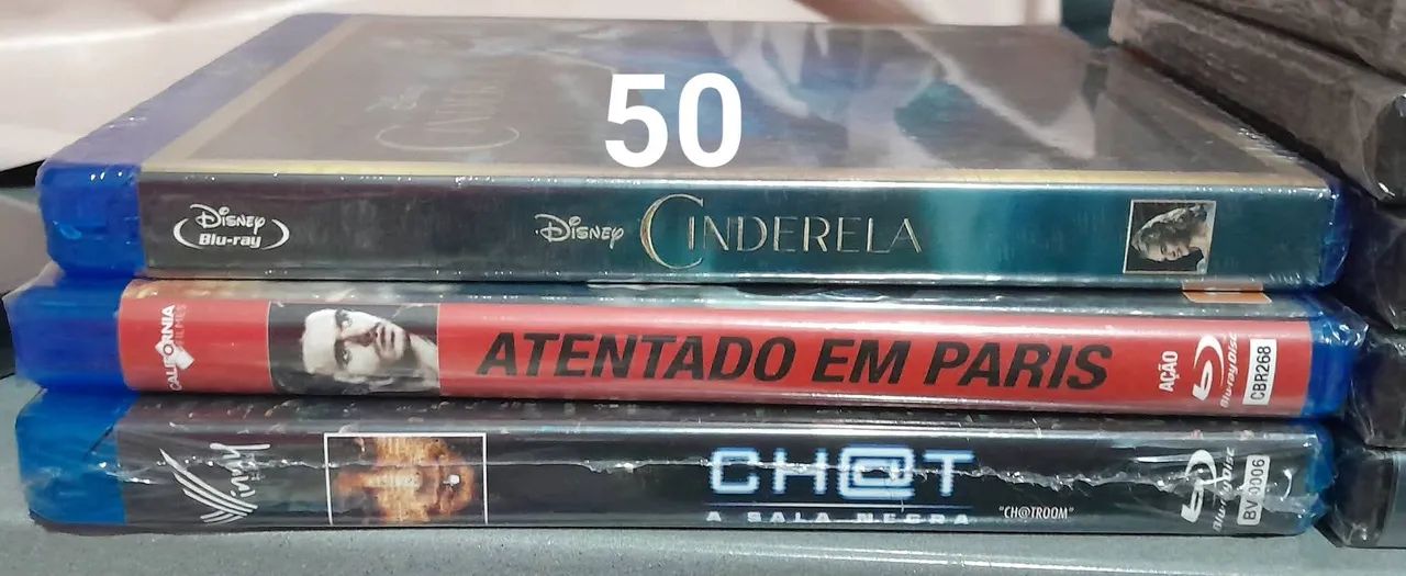 Coleção com 3 dvds em Blu-Ray 