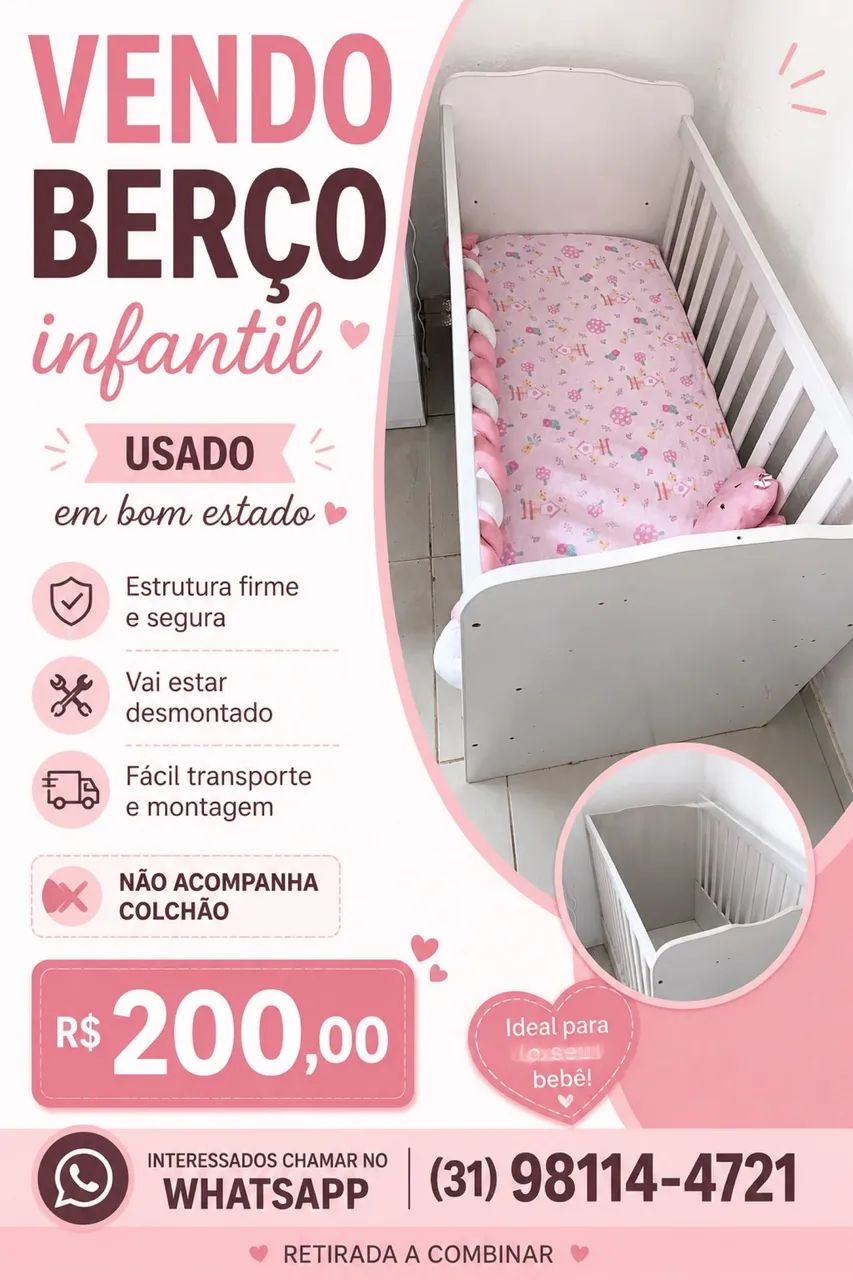 Vendo berço 