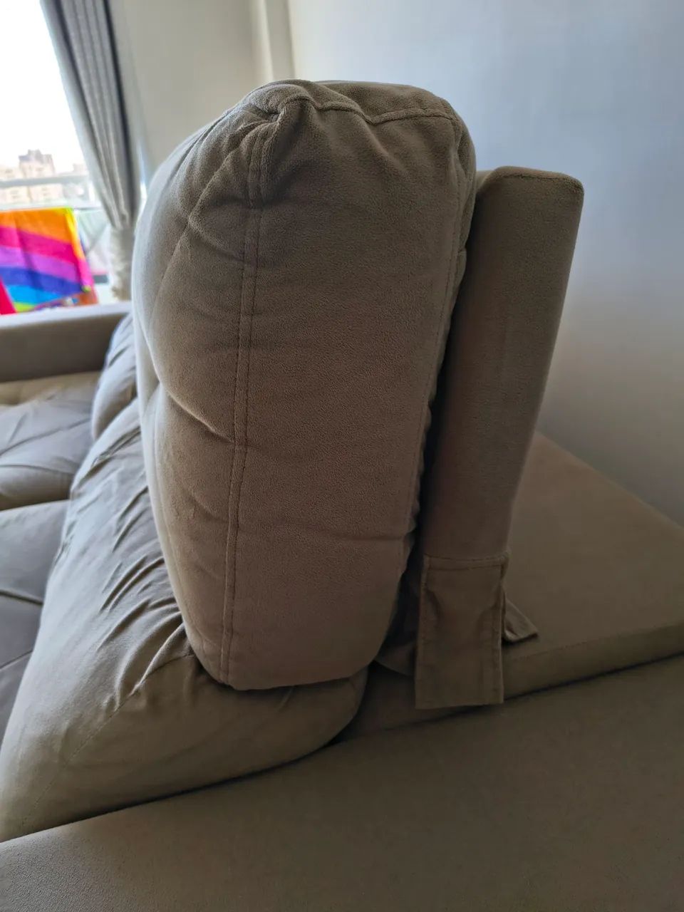 Sofá cama Ibitiza - cor marrom claro - Foto 5