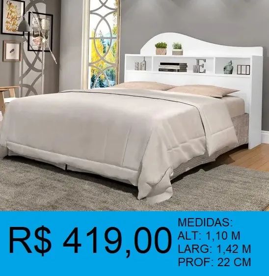 CABECEIRA DE MADEIRA =PRONTA ENTREGA - Foto 2