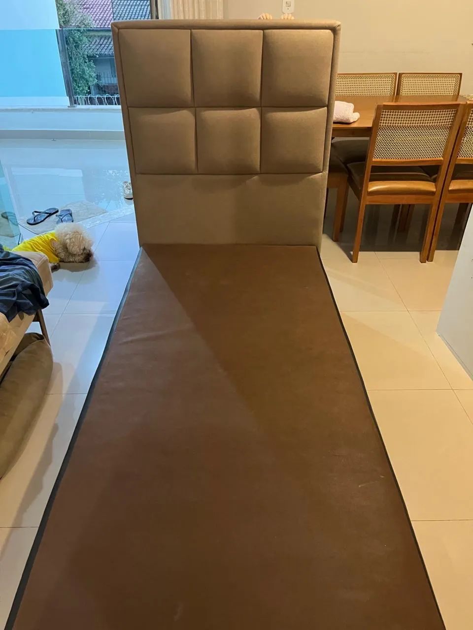 Cama box solteiro com cabeceira  - Foto 3
