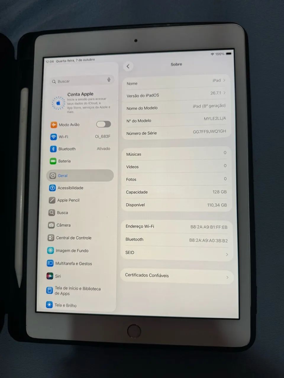 iPad 8 geração 128 GB - Foto 4