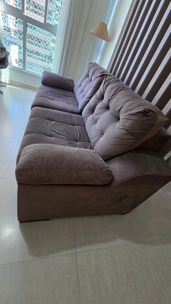 Vende-se sofá retrátil  2,10m - Foto 4