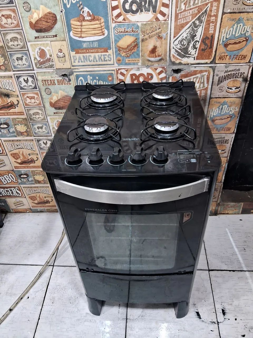 Esmaltec 4 bocas vídro
