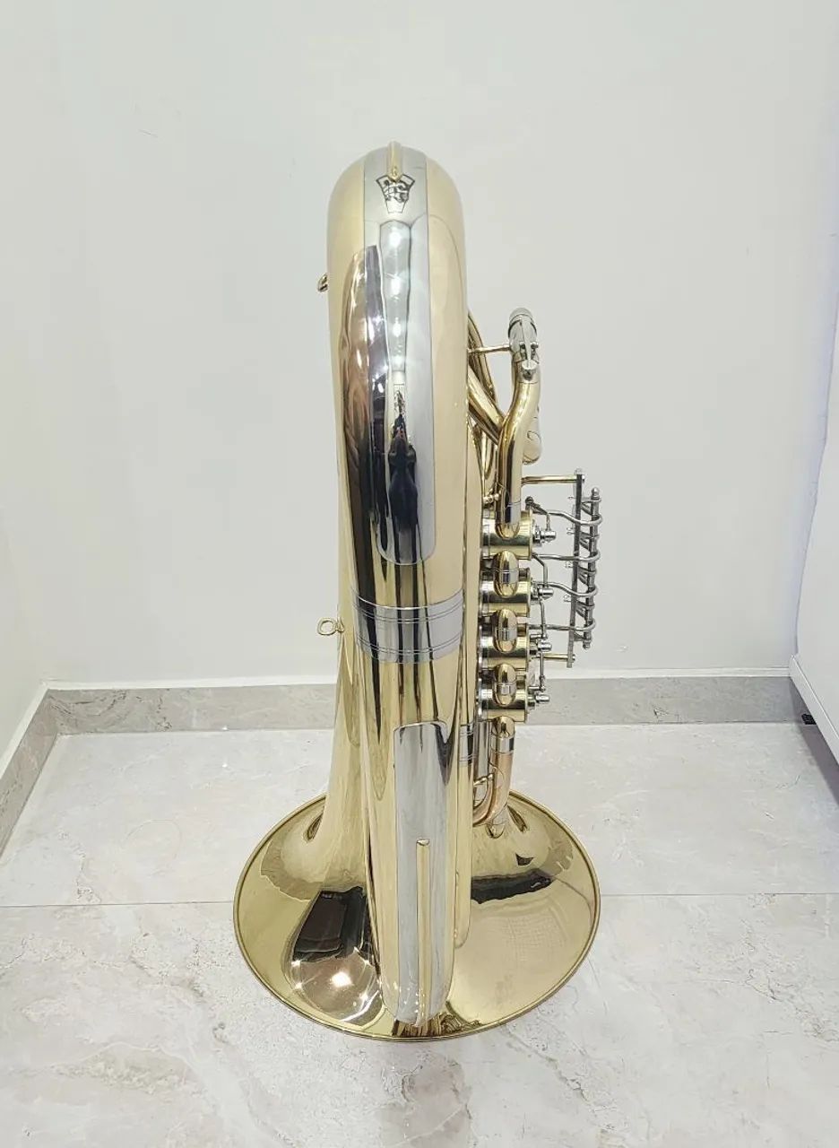 Tuba sinfônica Premier 5/4 - 04 Rotores  (Sib) - Foto 6
