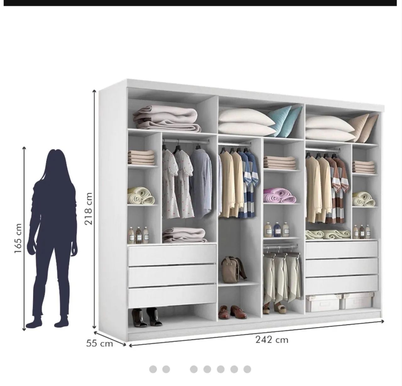 Guarda roupa closet grande  - Foto 2
