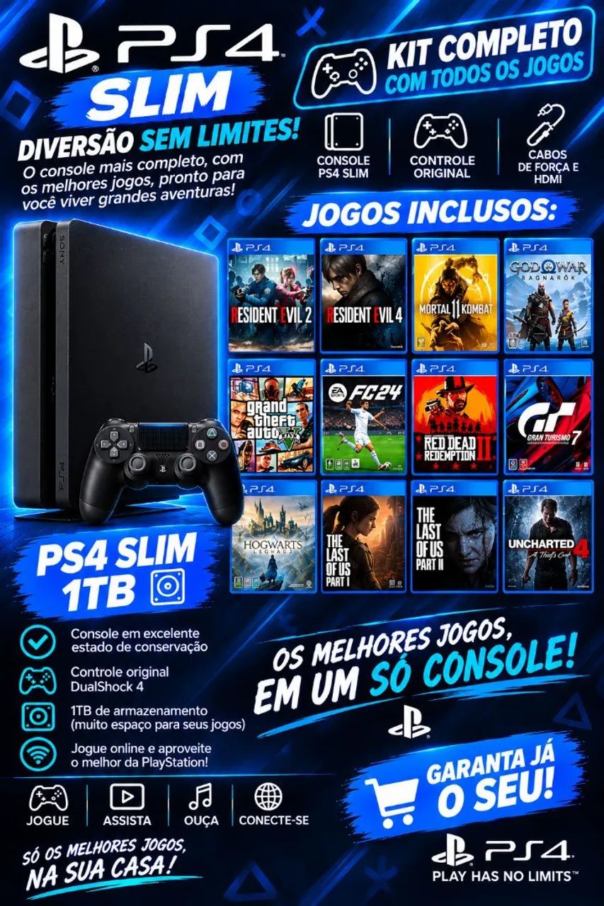Ps4 sim 1tb
