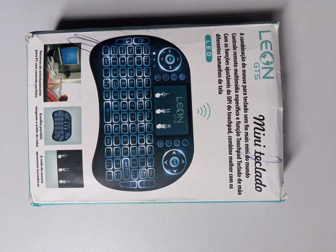 Mini Teclado Leon GTS com Touchpad 