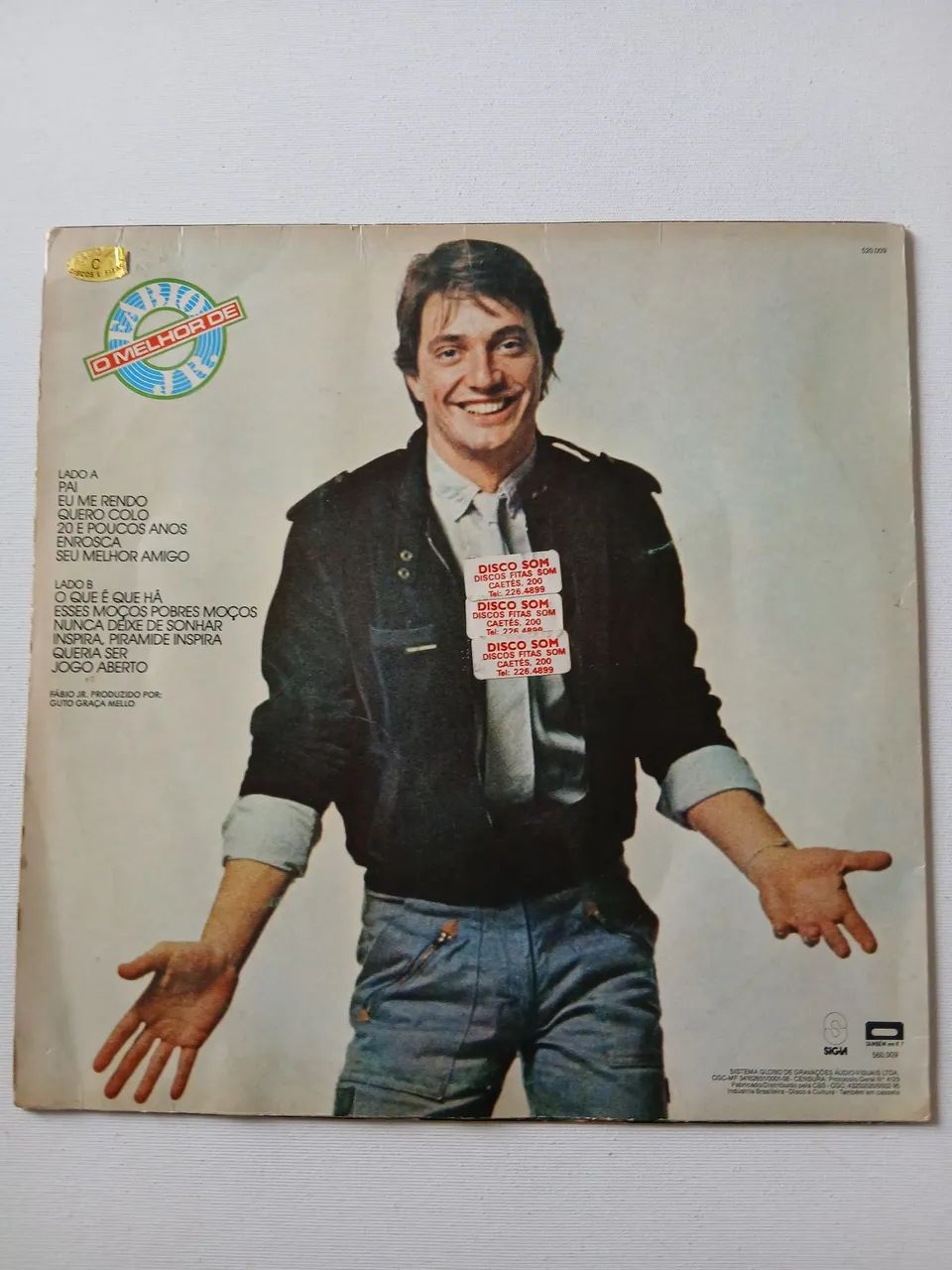 Lp o melhor de Fábio Jr . Usado  - Foto 2