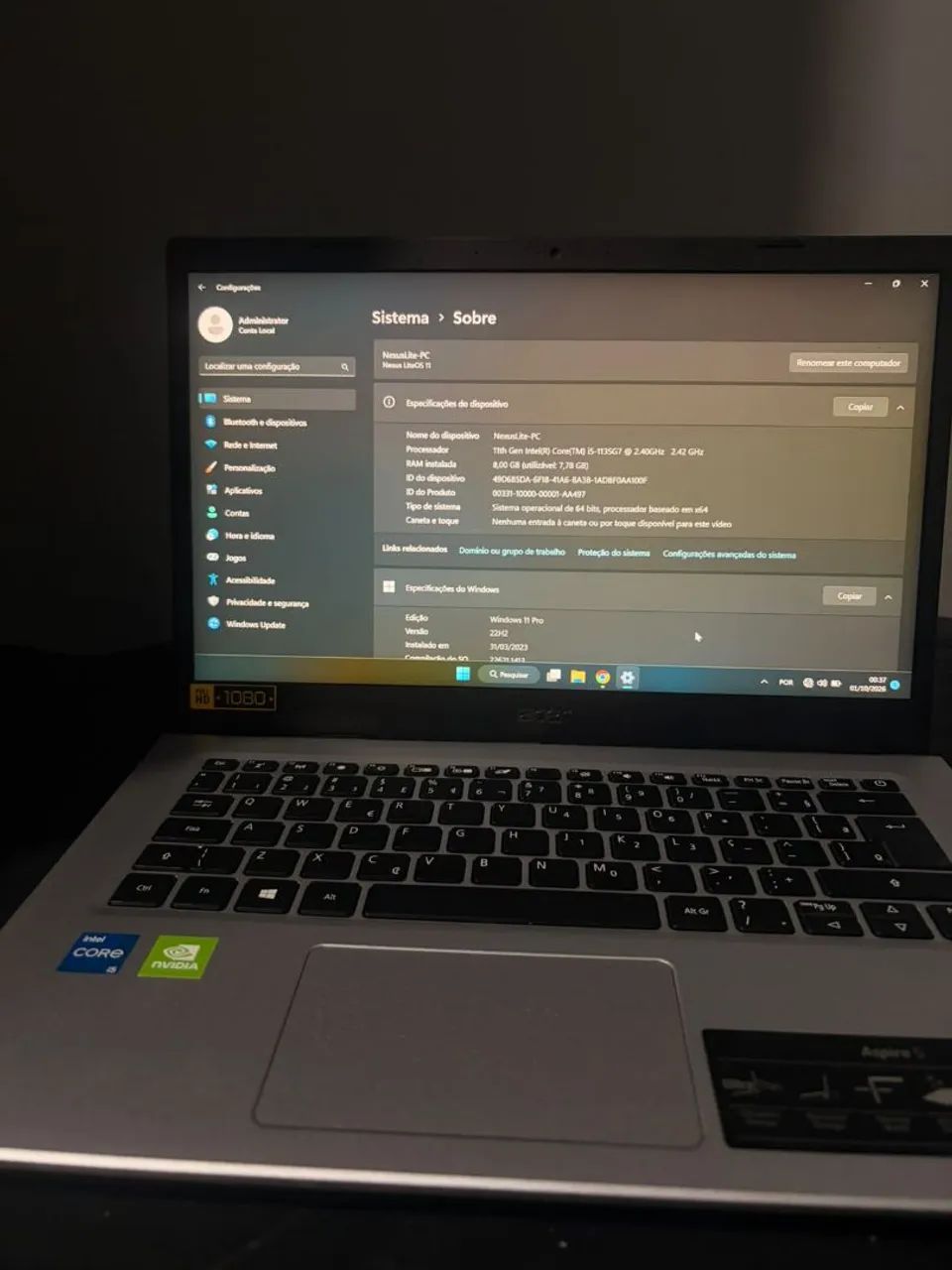 Notebook Acer Aspire 5 - Foto 2