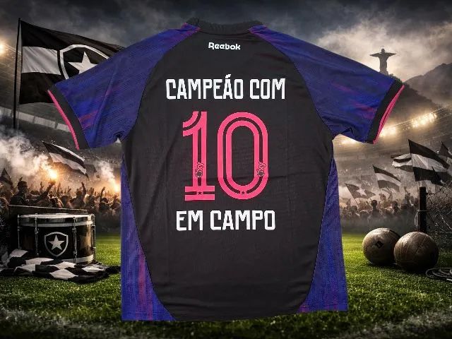 Camisa 4 Botafogo Patch #10 XL/2XL - Foto 2