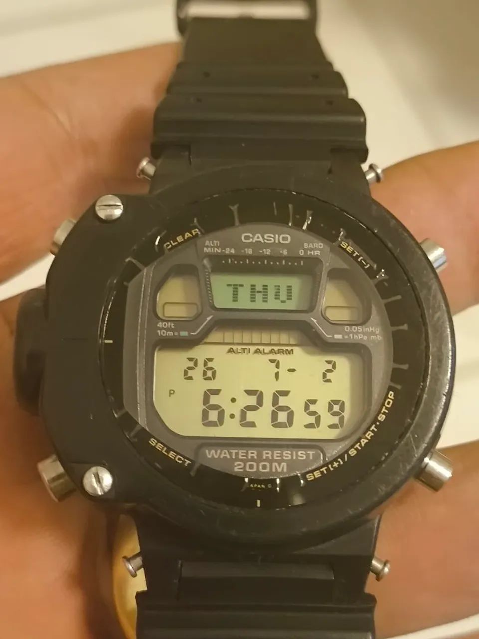Relógio Casio G Shock DW 8700,sem bezel,leia o anúncio!