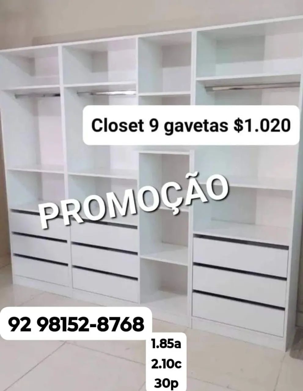 Closet modelos com ofertas imperdíveis  - Foto 3