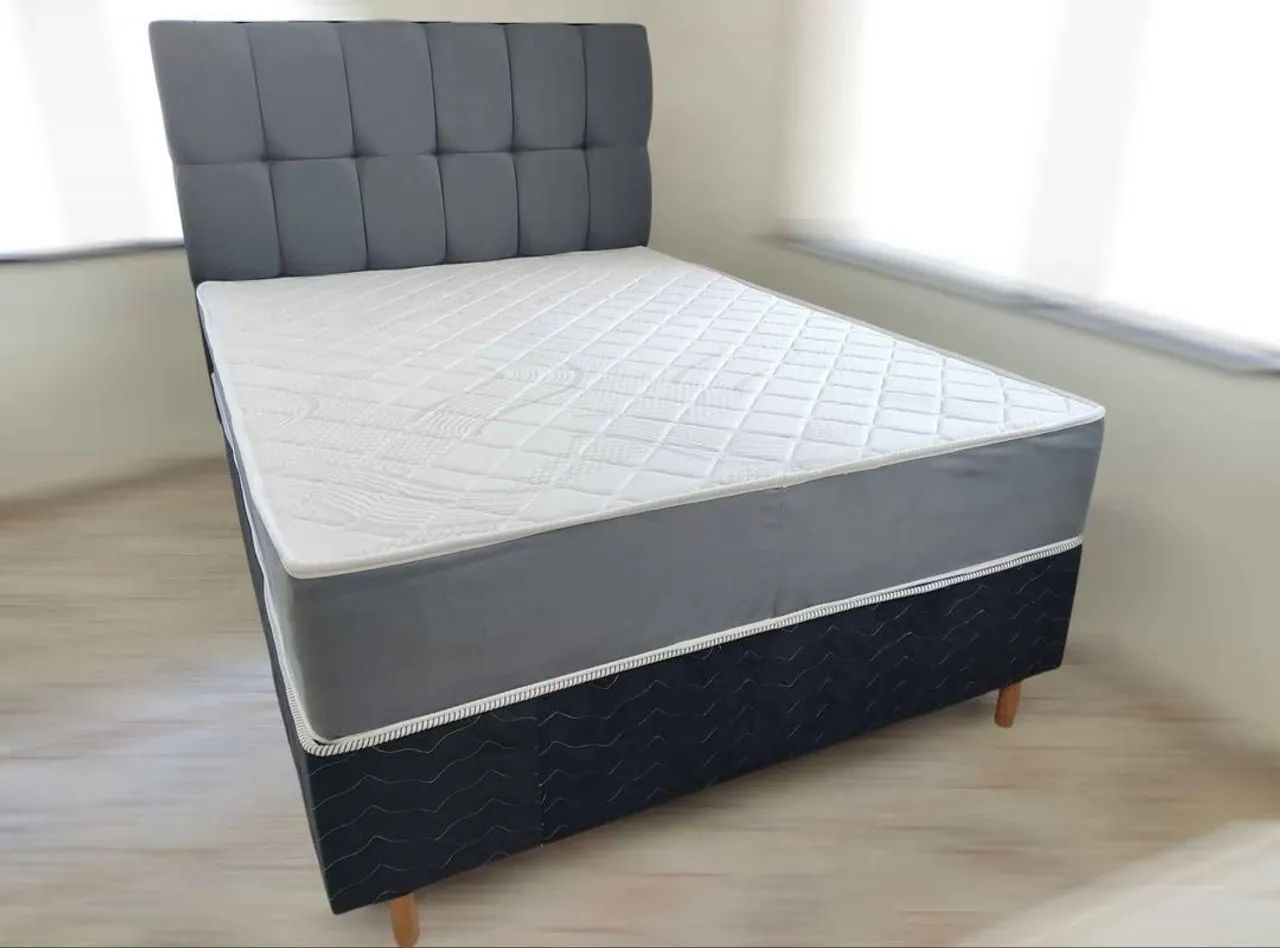 Cama casal de molas ensacadas promoção 
