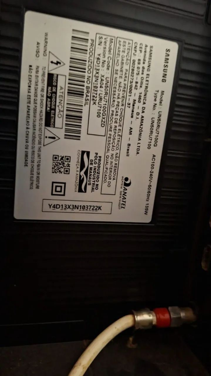 DEFEITO Smart tv samsung 50 pol. - Foto 3