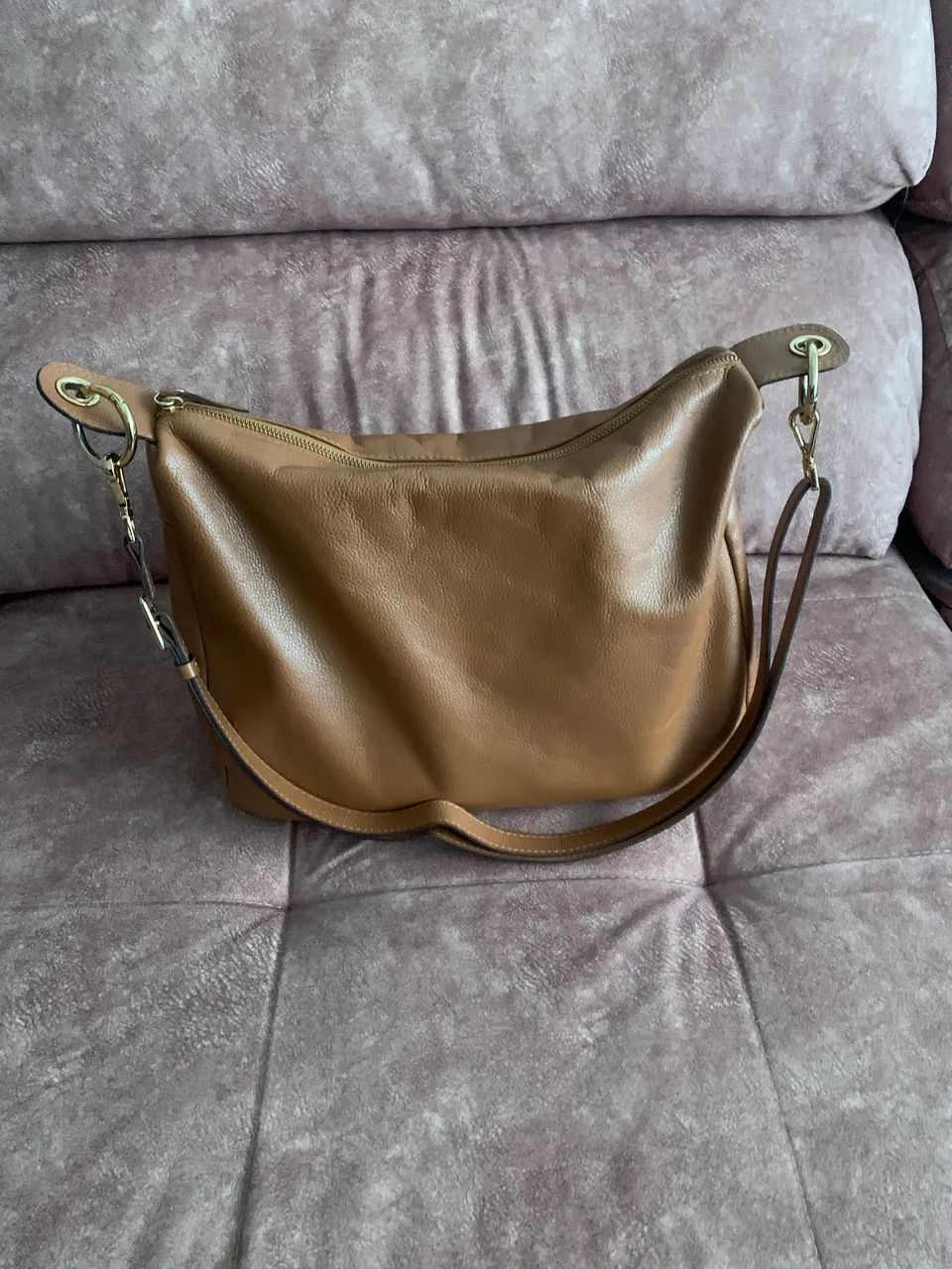 BOLSA DE COURO SAGGA - Foto 2