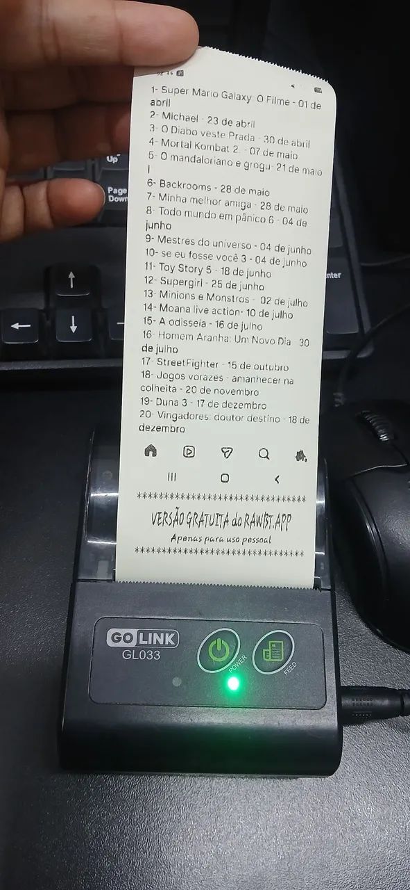 impressora Bluetooth golink gl-33 - Foto 2