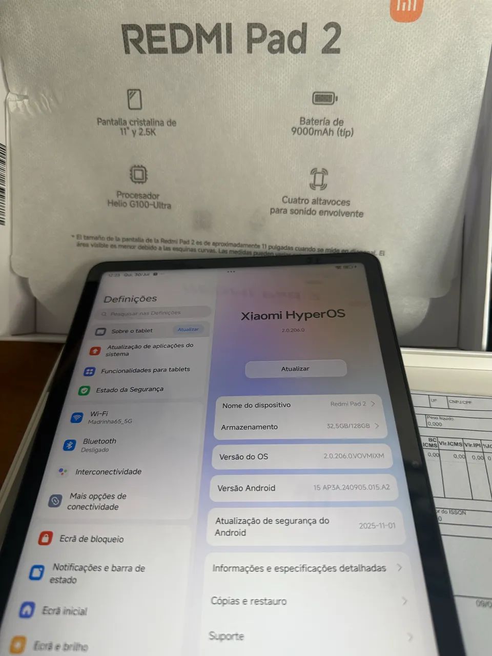 TABLET REDMI PAD 2 - XIAOMI NOVO GARANTIA 10 meses - Foto 5