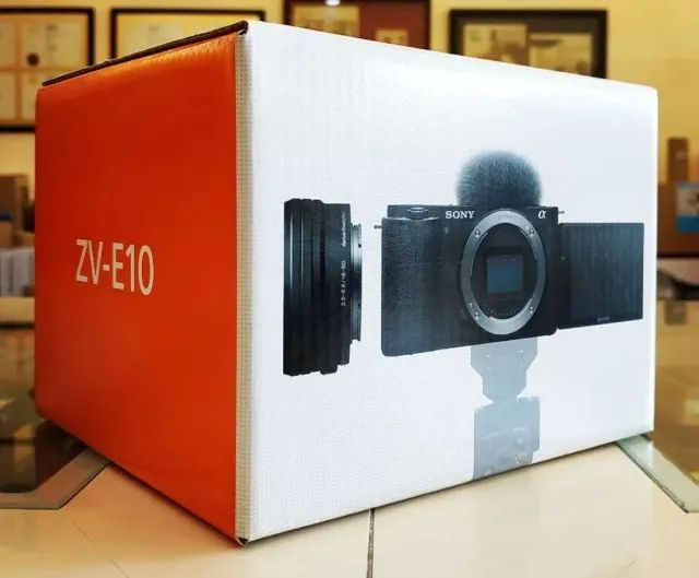 Câmera Sony ZV e10 Lente 16-50mm Kit Novo com NF 