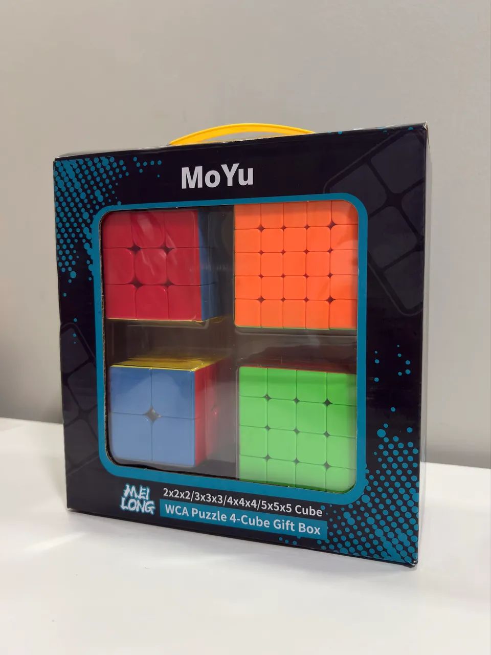 Kit Cubo Mágico MoYu MeiLong 2x2, 3x3, 4x4 e 5x5 Original