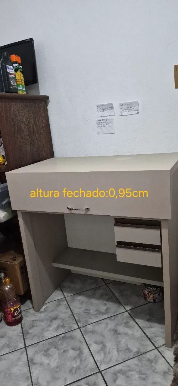 Vendo mesa PC fabricado  em marcenaria  - Foto 2