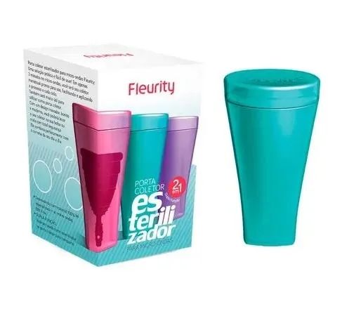 Porta Esterilizador para Coletor Menstrual - Fleurity - Verde