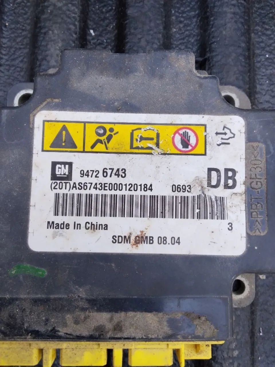 Módulo Do Airbag Original S10 Trailblazer 2012/2016  *