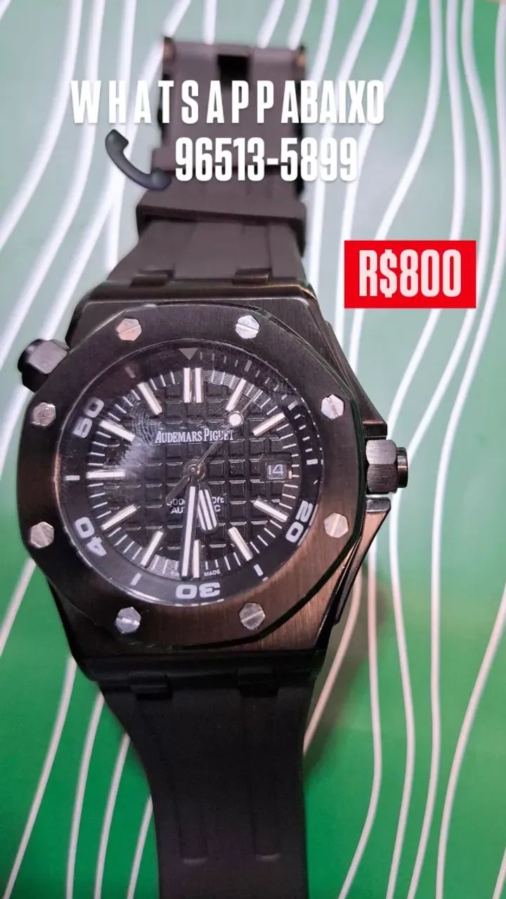 Relógio AUDEMARS PIGUET ROYAL OAK OFFSHORE ALL BLACK  - AUTOMÁTICO  - Foto 3