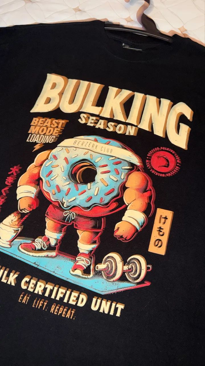 Camisa oversized bezerk bulking - Foto 3