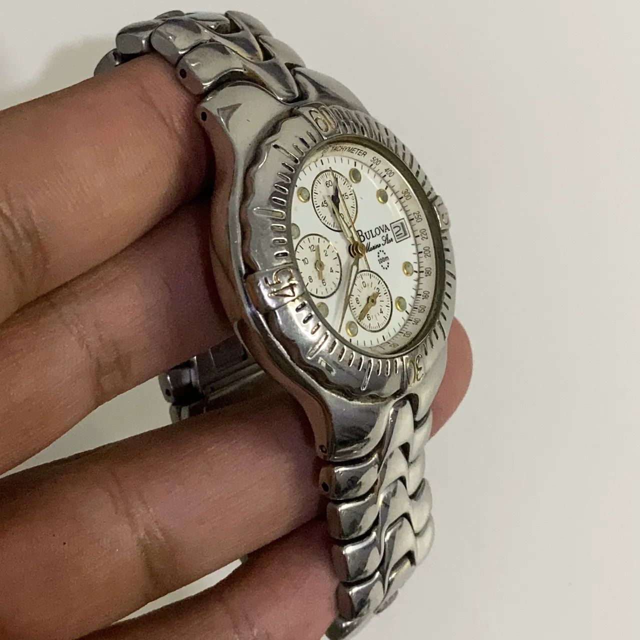 Relógio BULOVA Marine star anos 90 original revisado - Foto 3