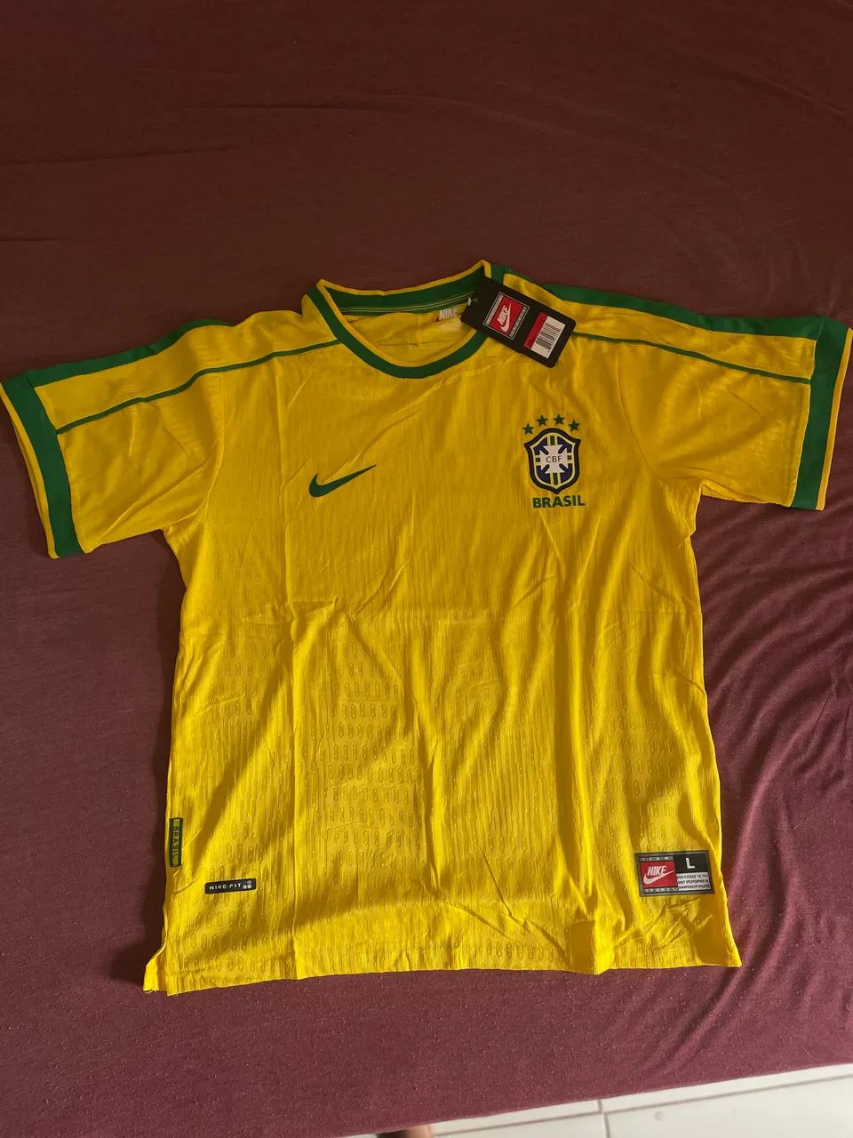 Camisa retrô do Brasil 98