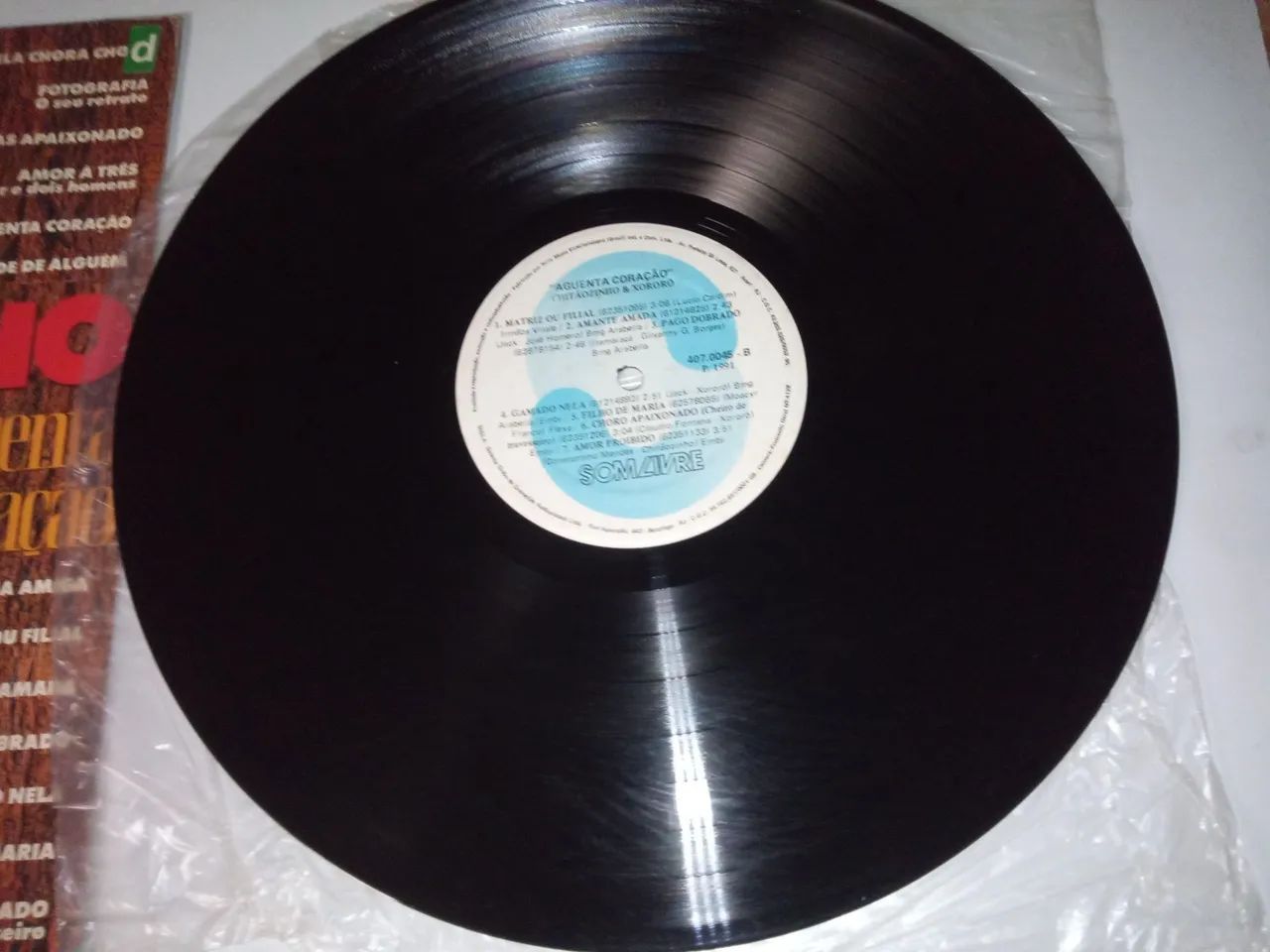 Vinil chitãozinho e Xororó aguenta coração  - Foto 4