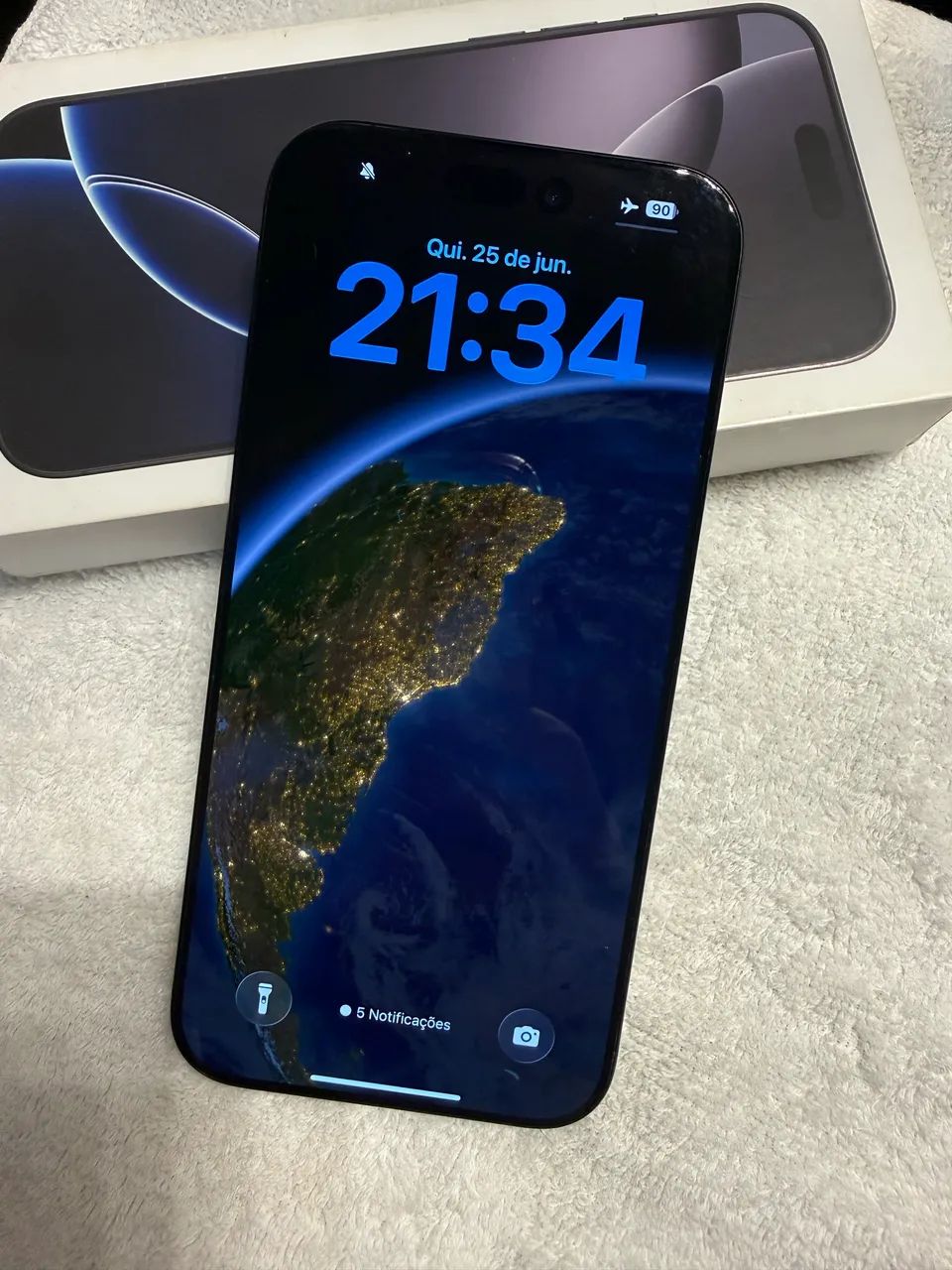 iPhone 16 Pro Max 256g - Titanio Preto