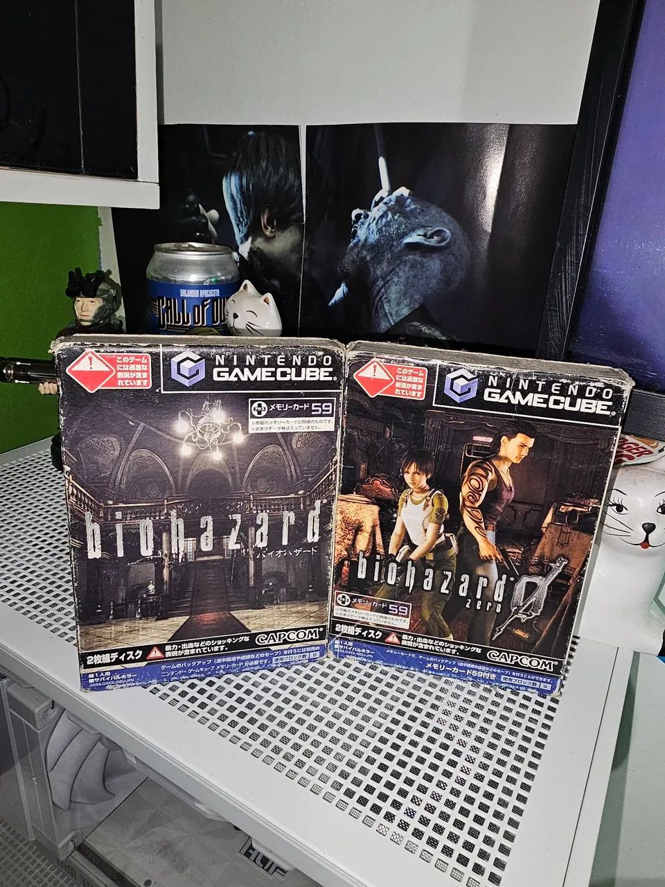 Resident evil 1 e Resident evil Zero Japonês Gamecube