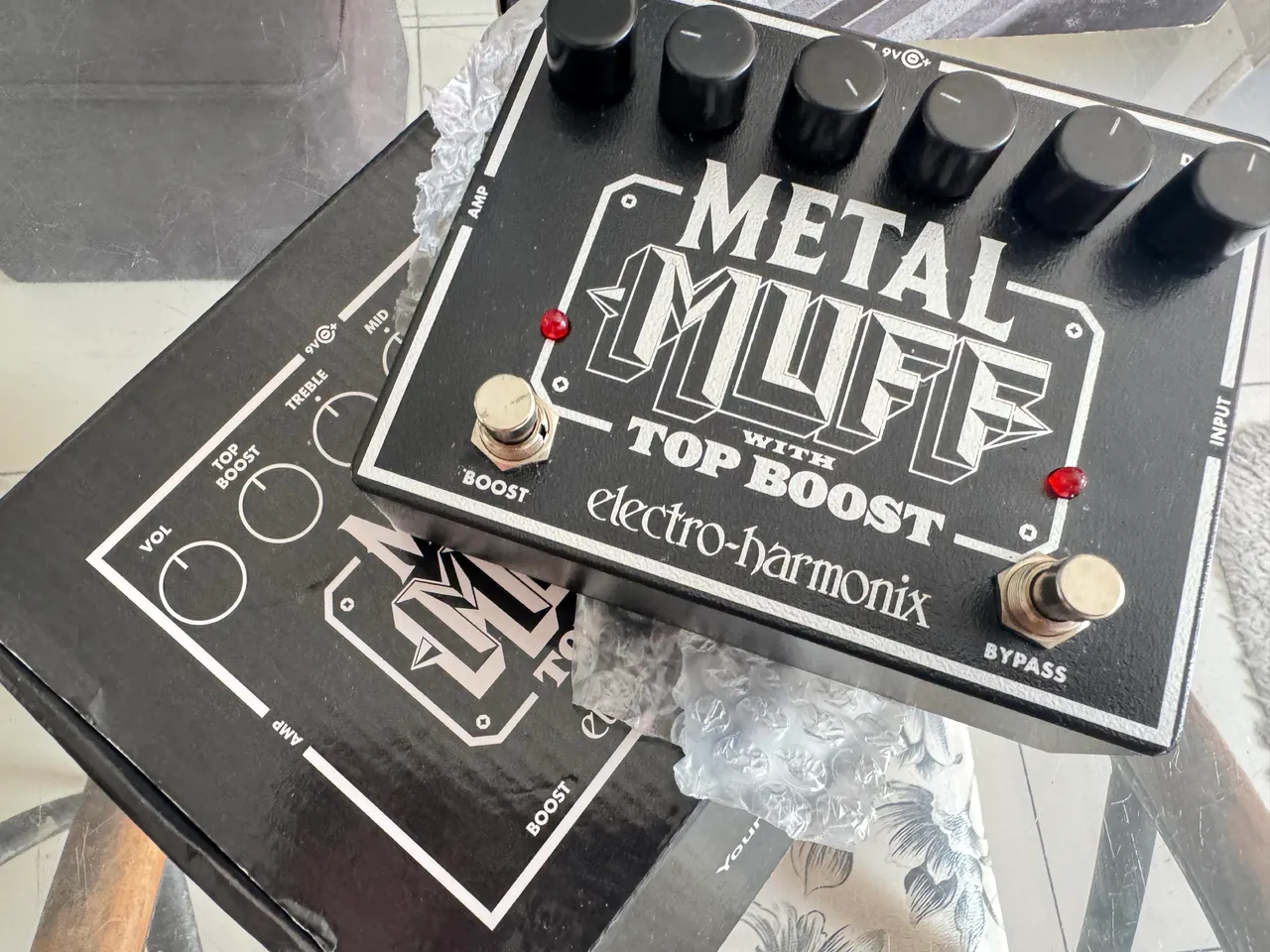 Pedal Electro Harmonix Knockout com fonte - Instrumentos musicais