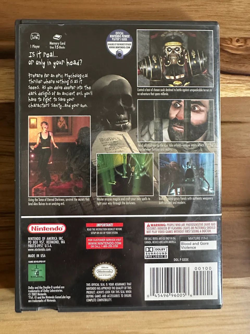 Eternal Darkness cib - Nintendo Game Cube  - Foto 2