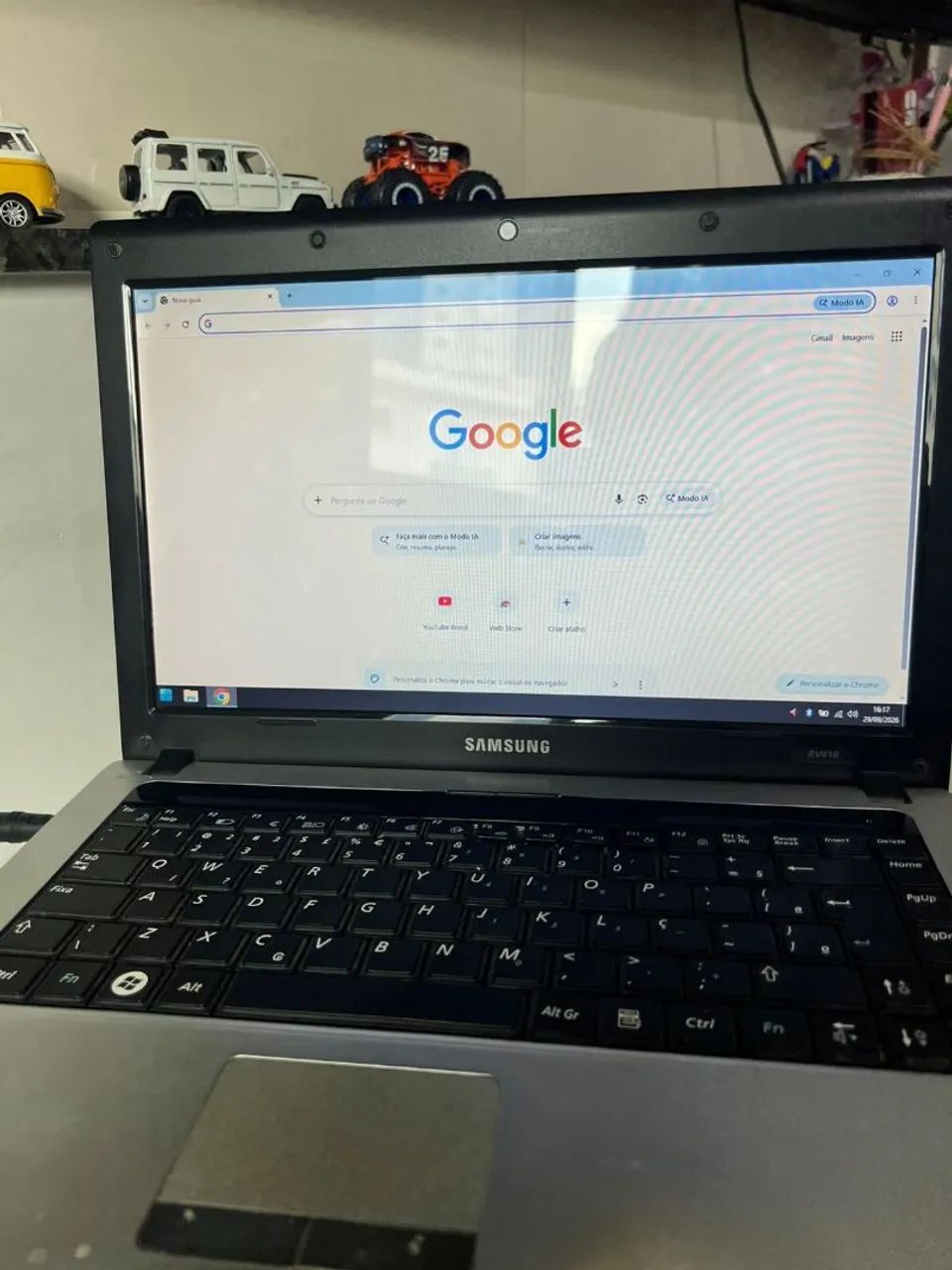 Notebook Samsung Windows 10 64bit + 2gb ddr3 + hd 160gb  - Foto 2