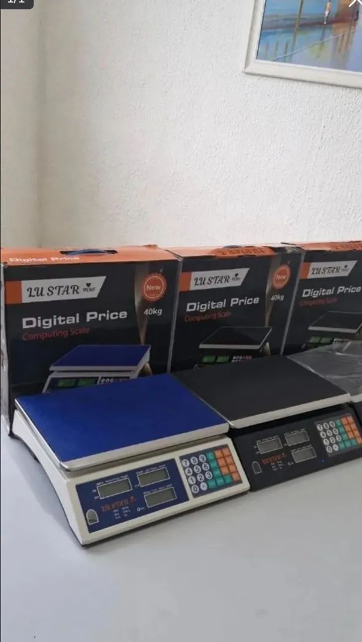 Balança novas para comercio digital pesa ate 40kg com garantia de 6 meses 