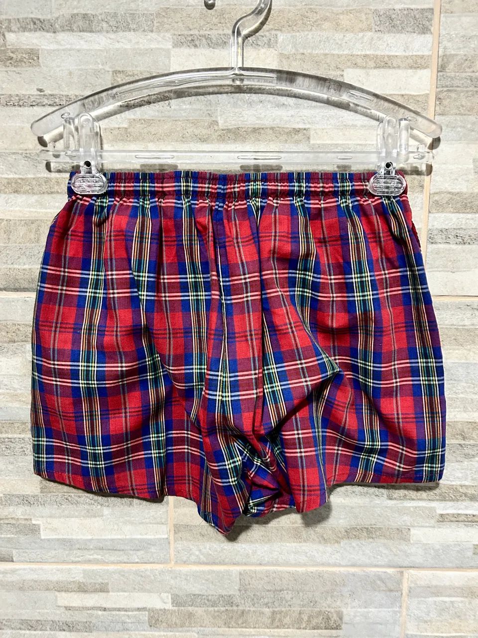 Short xadrez retrô Lacoste PP - Foto 4
