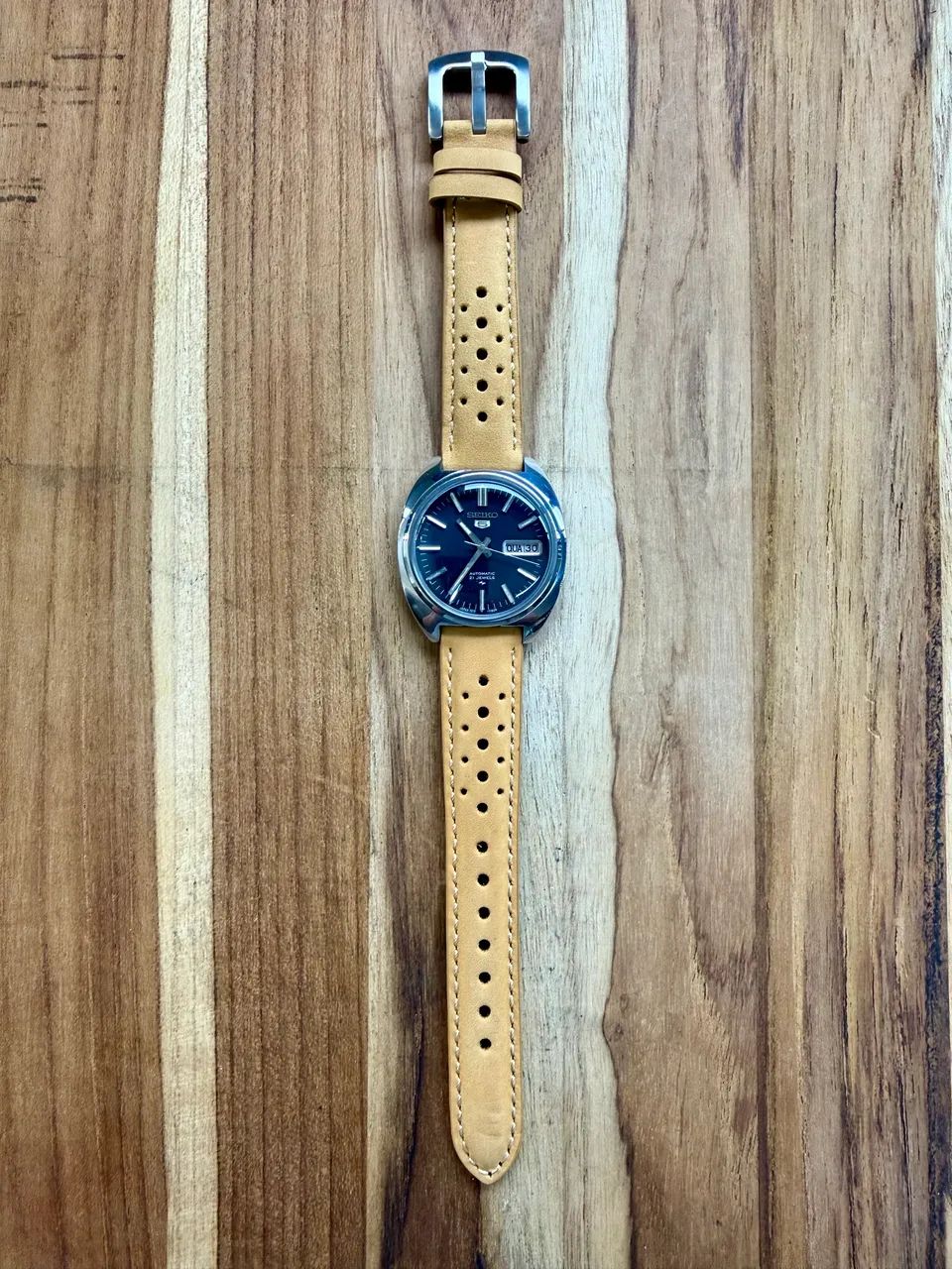 Relógio Seiko 5 Pillow Blue * - 1979 - Foto 4