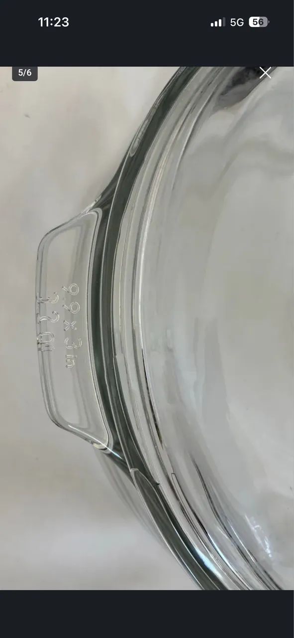 Caçarola de Vidro PYR?O?REY 3 Litros - Nova (Nunca Usada) - Foto 2