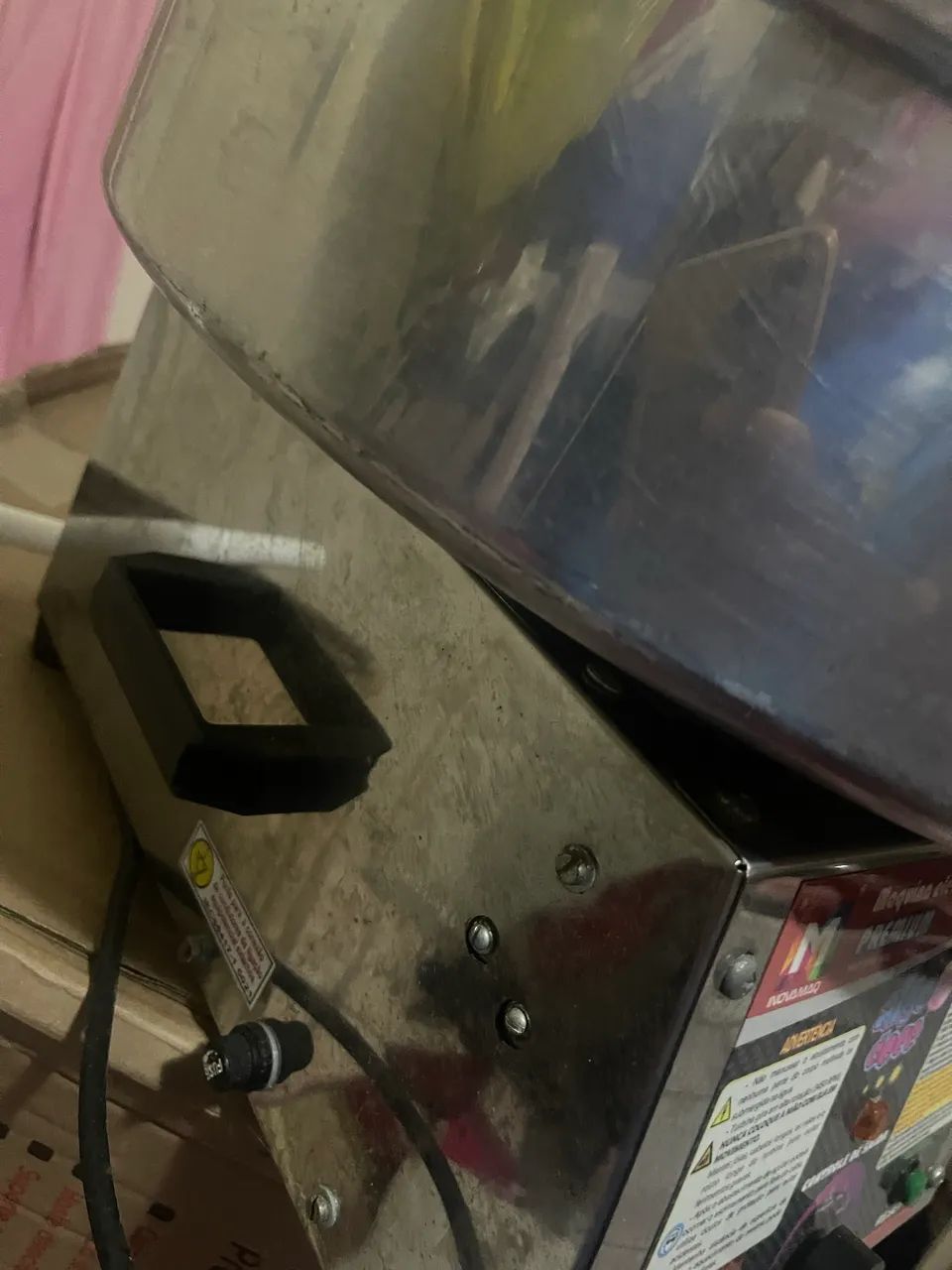 Máquina algodão doce premium  - Foto 4