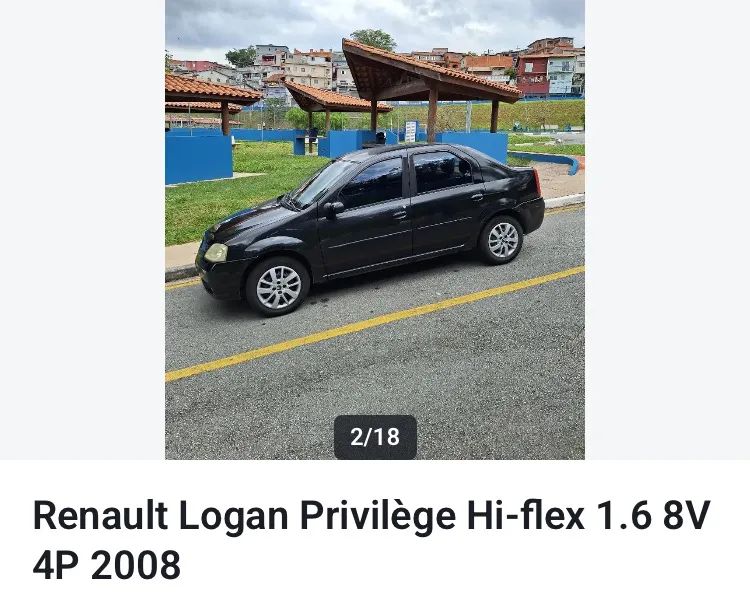 Renault Logan LOGAN Privilège Hi-Flex 1.6 8V 4p 2008