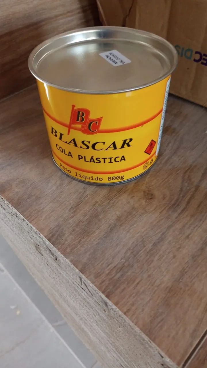 Massa/cola plástica marrom, para mármore, granito ou porcelanato