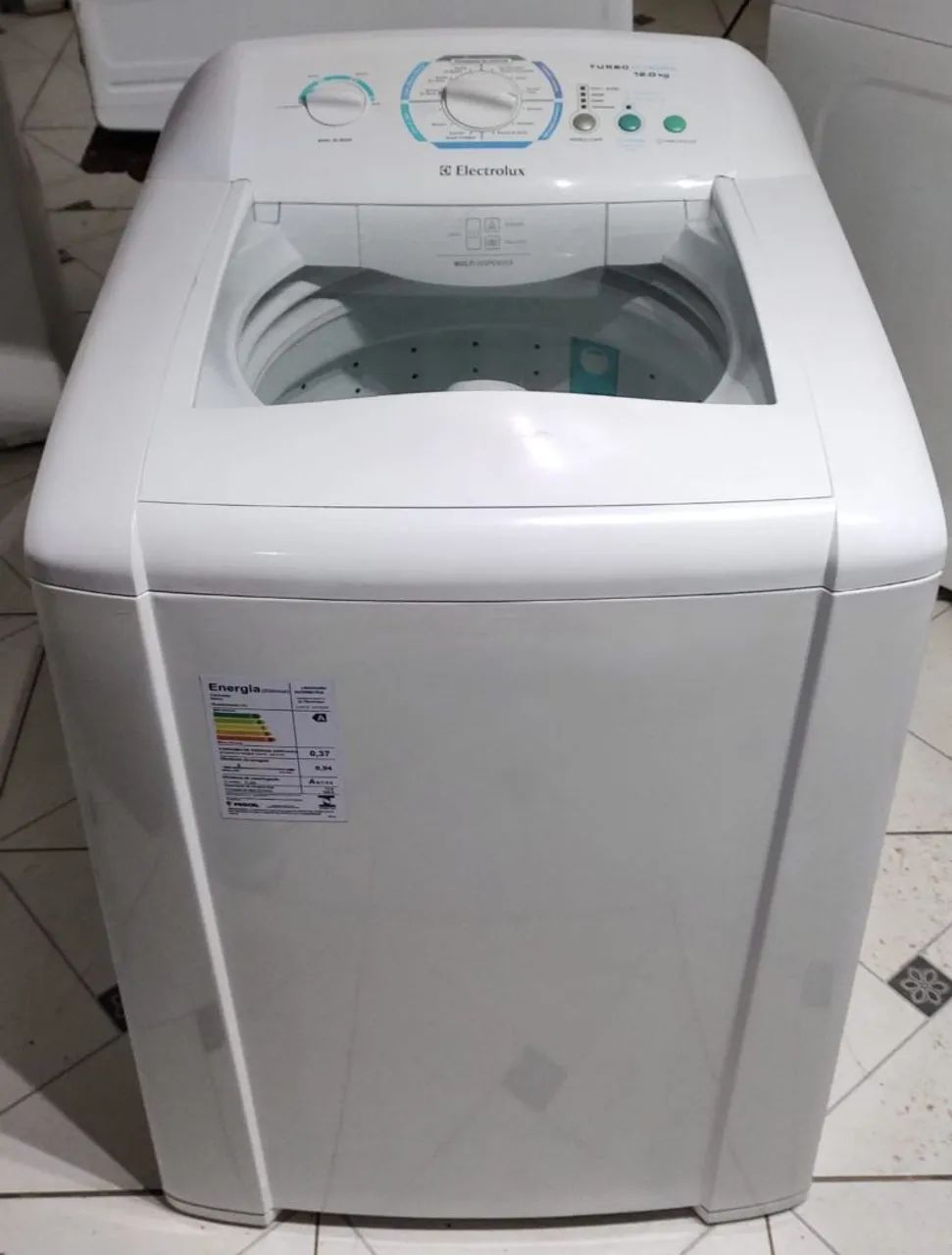 MAQUINA DE LAVAR ELECTROLUX 12KG TURBO AGITAÇÃO 