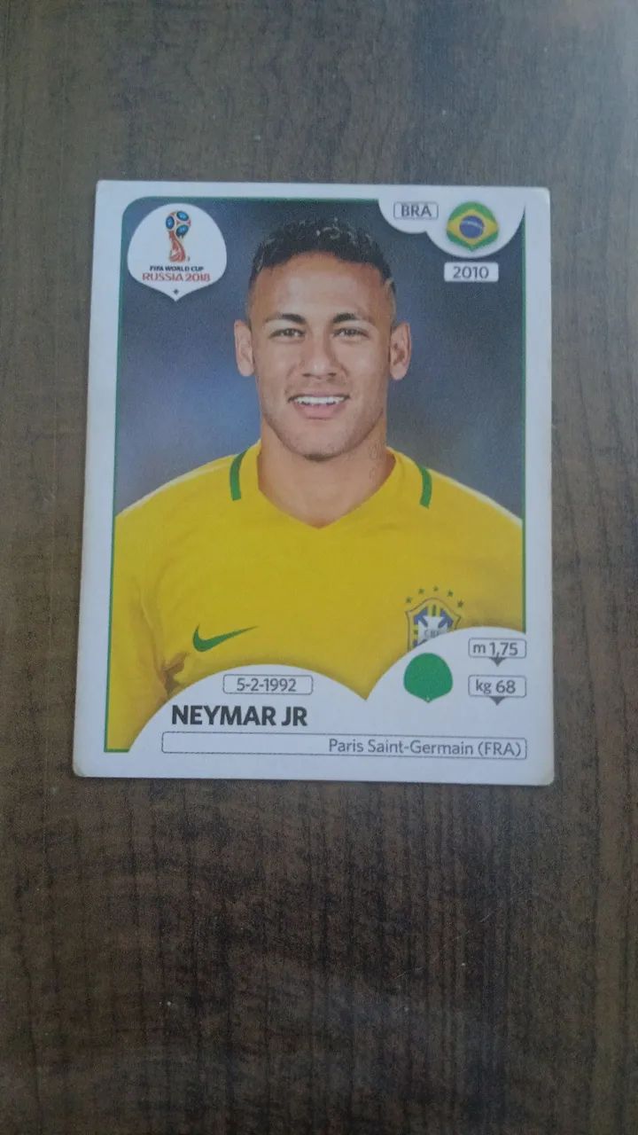 Figurinha Neymar 2018